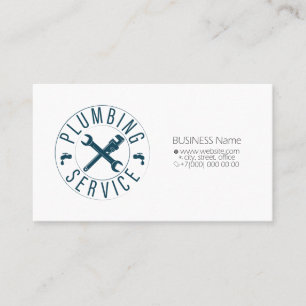 Carte de visite de service de plomberie