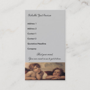 Carte de visite de service de triage