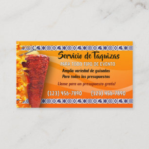 Carte de visite de service Taco