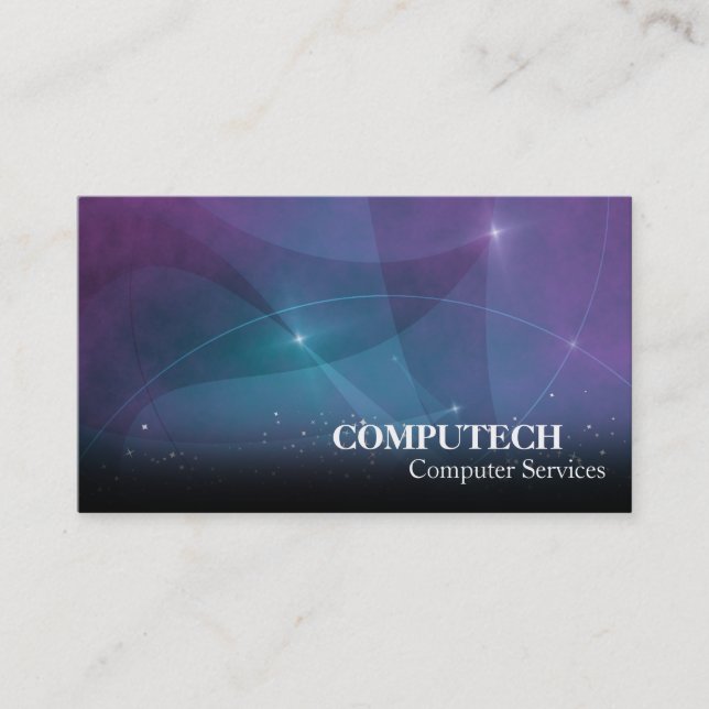 Carte de visite de services informatiques et de (Devant)