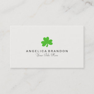 Carte de visite de shamrock