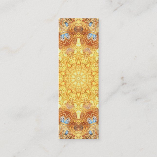 Carte de visite de signet de mandala de (Devant)