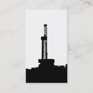 Carte de visite de silhouette de plate-forme de