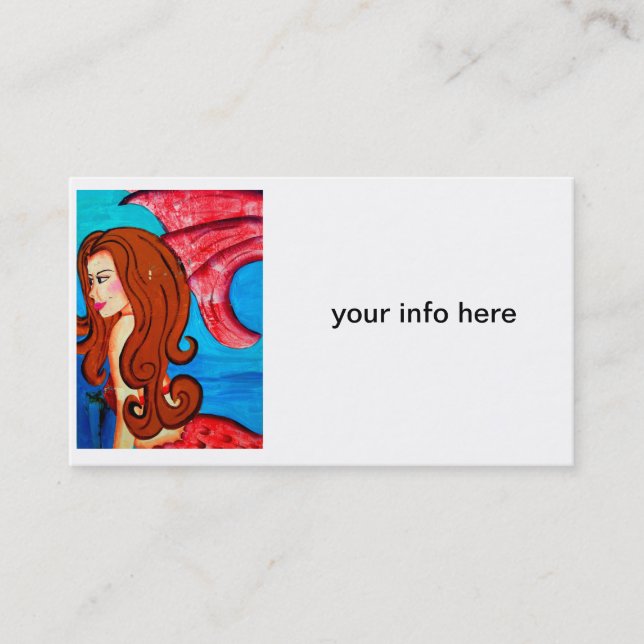 carte de visite de sirène de roux (Devant)
