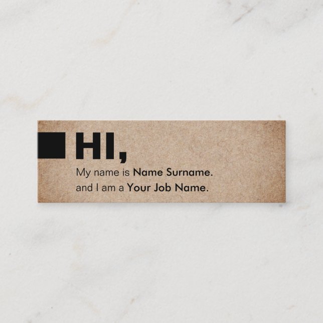 Carte de visite de Social d'impression de Papier (Devant)
