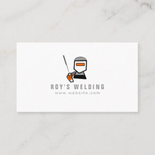Carte de visite de soudage soudeur construction