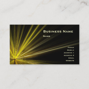 Carte de visite de source lumineuse