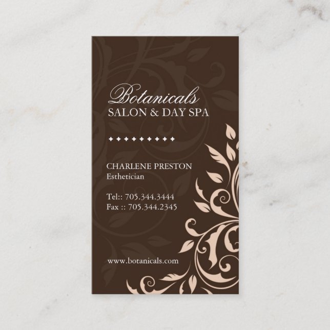 Carte de visite de spa (Devant)