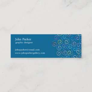 Carte de visite de spirales
