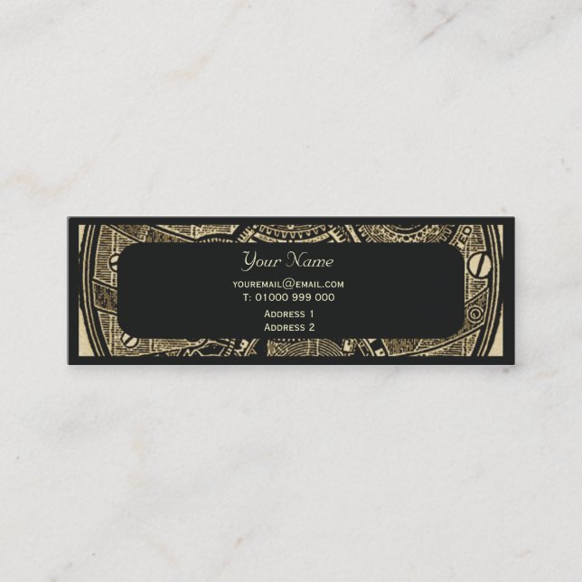 Carte de visite de Steampunk (Devant)