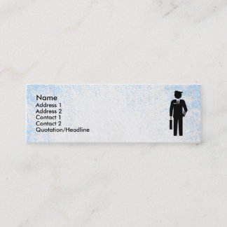 Carte de visite de steward (hôtesse de l'air)
