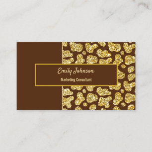 Carte de visite de style brillant