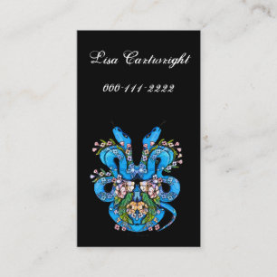 Carte de visite de style de tatouage