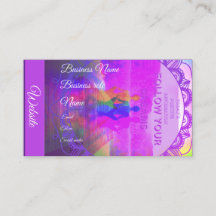 Carte de visite de style holistique