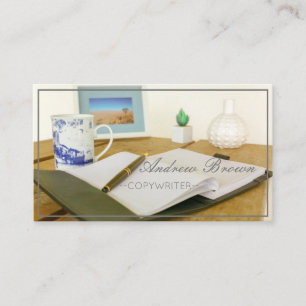 Carte de visite de stylo Carnet Copywriter
