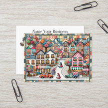 Carte de visite de surface inclinée