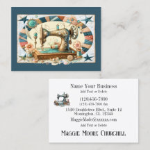 Carte de visite de surface inclinée