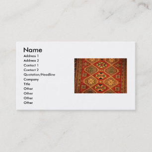 Carte de visite de tapis