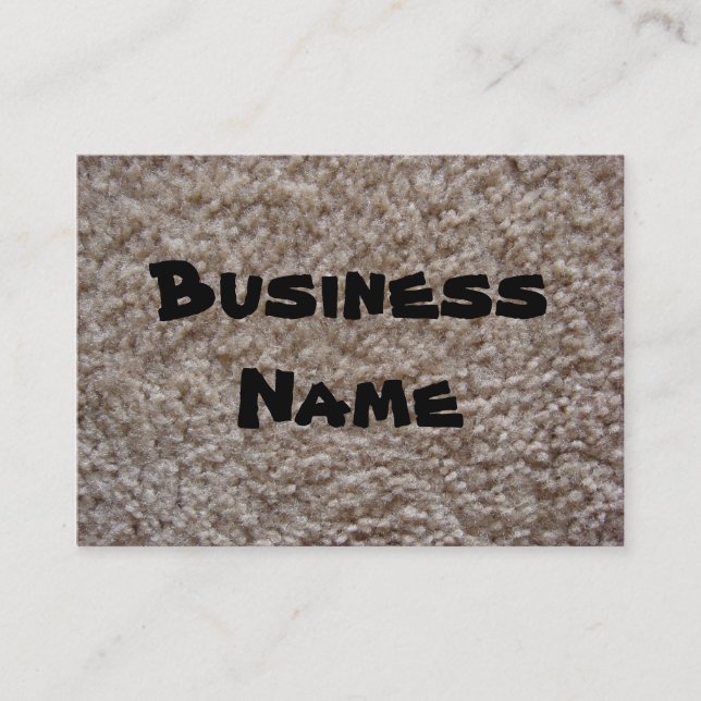 Carte de visite de tapis (Devant)