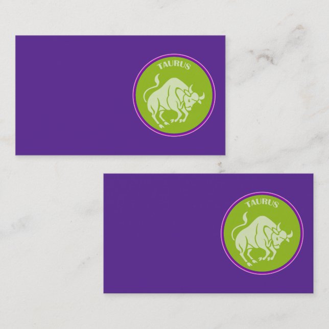 Carte de visite de Taurus (Devant / Derrière)