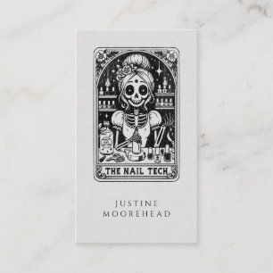 Carte de visite de technicien de clou de Tarot