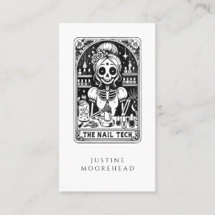 Carte de visite de technicien de clou de Tarot