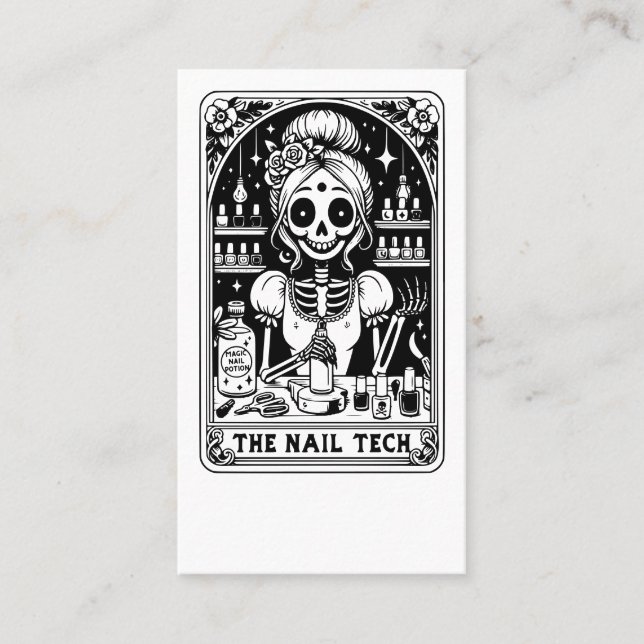 Carte de visite de technicien de clou de Tarot (Devant)