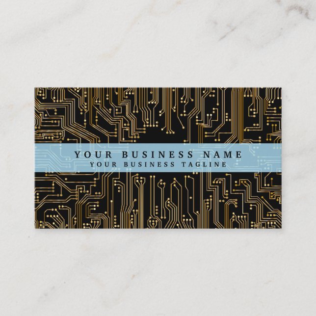 Carte de visite de technicien en informatique (Devant)