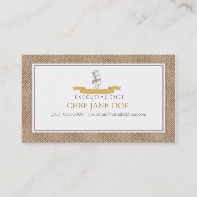 Carte de visite de télécarte de chef de Baker (Devant)