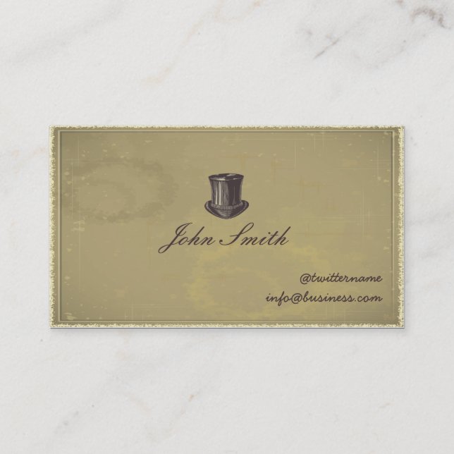 Carte de visite de télécarte du casquette (Devant)