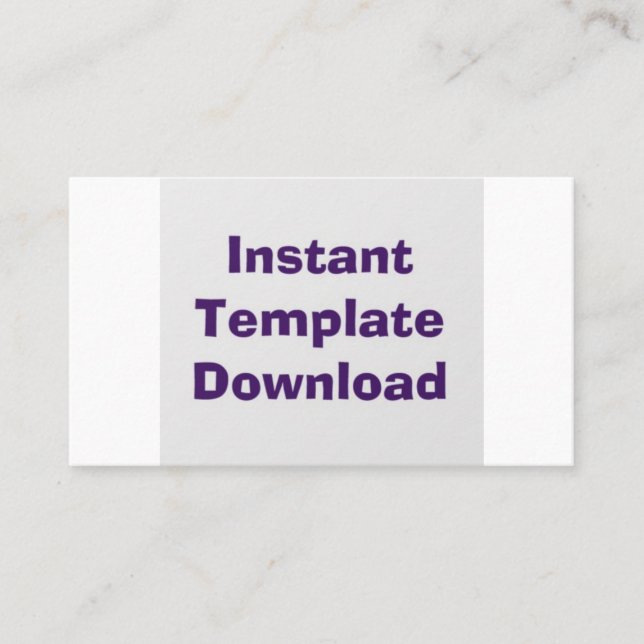 Carte de visite de téléchargement Modèle instantan (Devant)