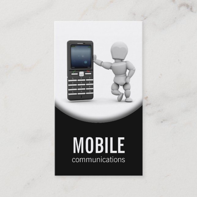 Carte de visite de téléphone portable (Devant)