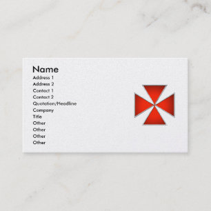 Carte de visite de Templar Pattee