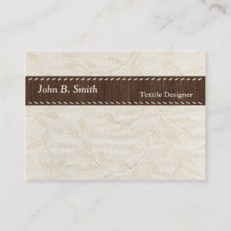 Carte de visite de texture de textile