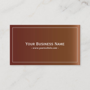 Carte de visite de texture en cuir simple