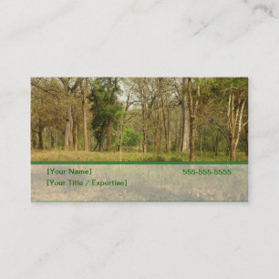 Carte de visite de thème d'environnement
