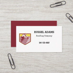 Carte de visite de toiture simple