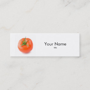 Carte de visite de tomate