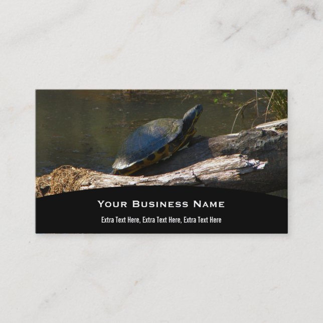 Carte de visite de tortue (Devant)