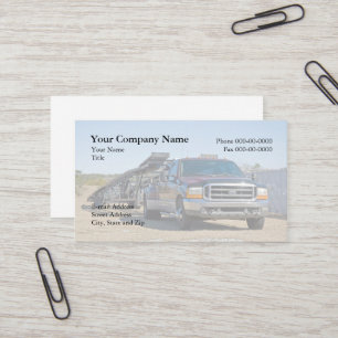 Carte de visite de transport