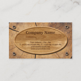 Carte de visite de tronc
