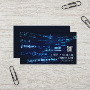 carte de visite de tuteur en physique
