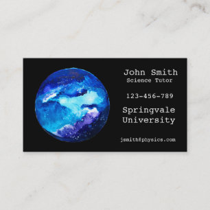 Carte de visite de tuteur scientifique