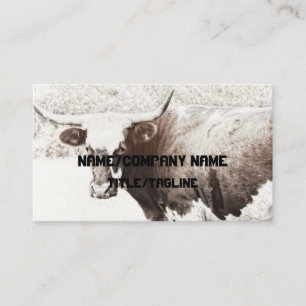 carte de visite de vache coutume double face