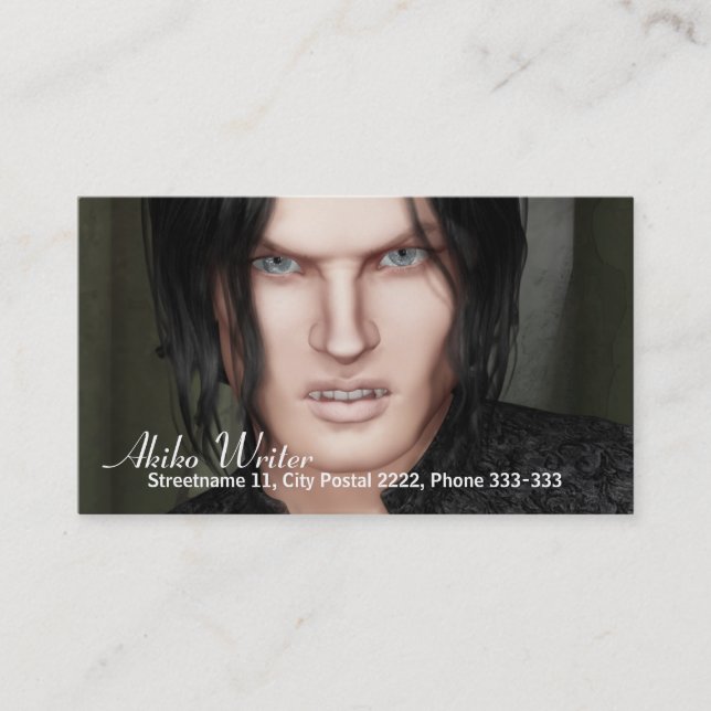 Carte de visite de vampire (Devant)