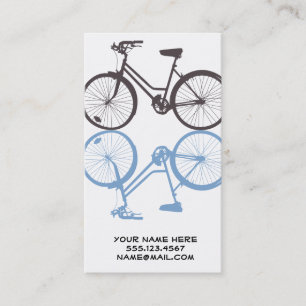 Carte de visite de vélo