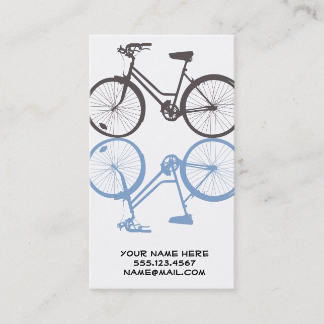 Carte de visite de vélo (Devant)