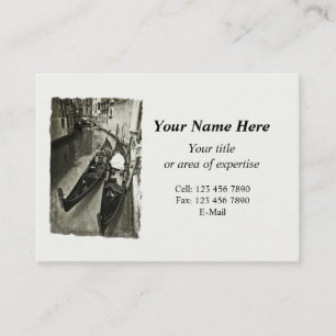 Carte de visite de Venise avec calendrier 2014