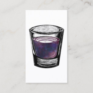 carte de visite de verre
