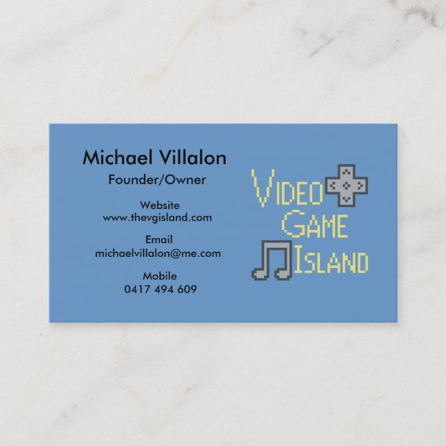 Carte de visite de VGI (Devant)